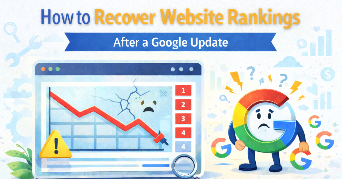 How to Recover Your Website From a Drop in Google Rankings Analysis Framework by TY ALPHA TECHNOLOGY