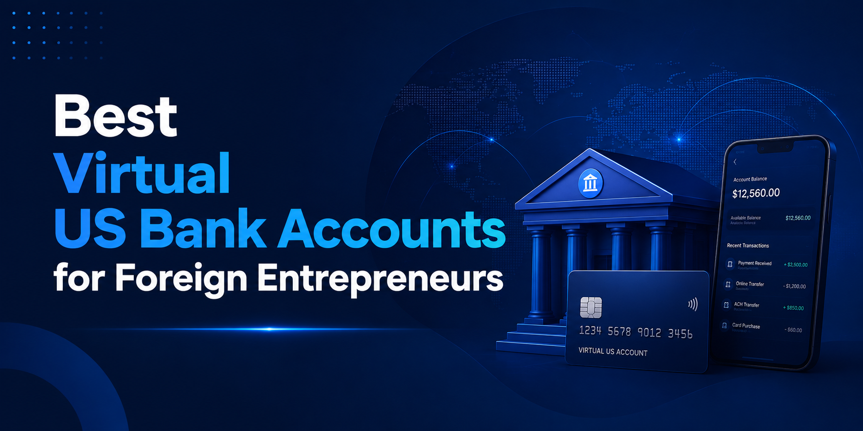 Best Virtual US Bank Accounts for Foreign Entrepreneurs by TY ALPHA TECHNOLOGY